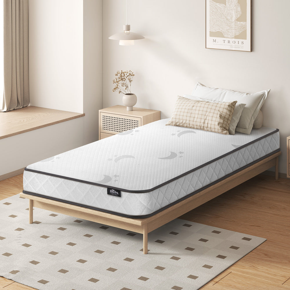 King Single Mattress Tight Top Bonnell Spring Foam 13CM
