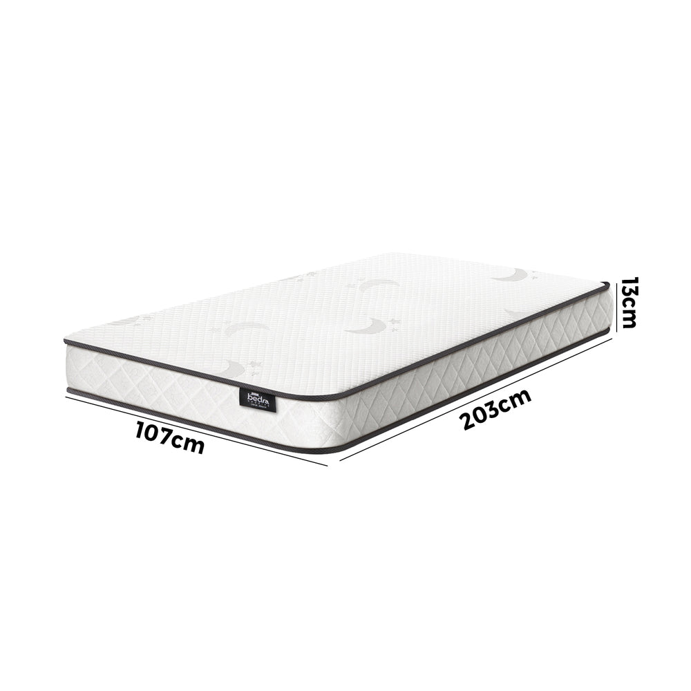 King Single Mattress Tight Top Bonnell Spring Foam 13CM