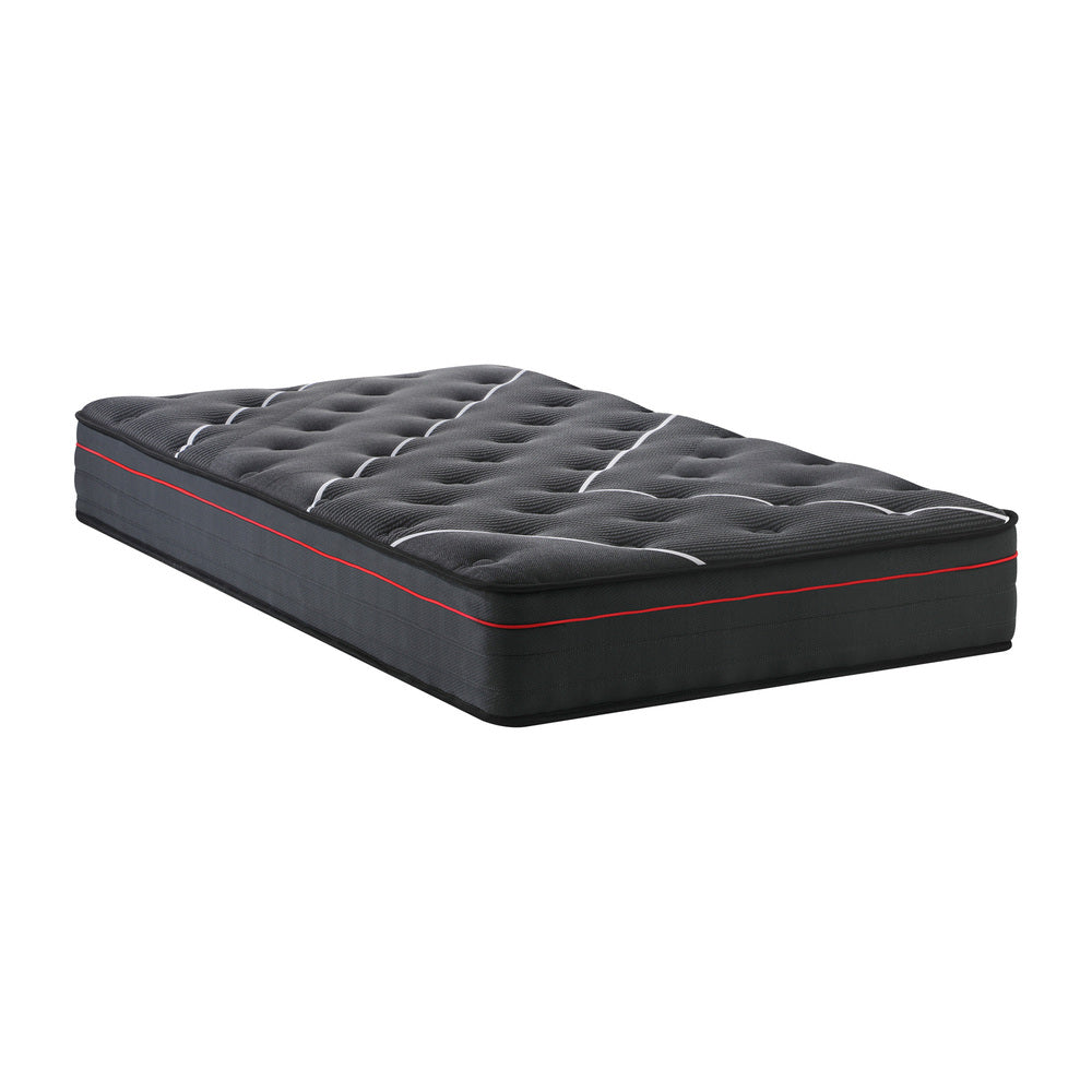 King Single Mattress Tight Top Cool Gel Foam Pocket Spring 22cm