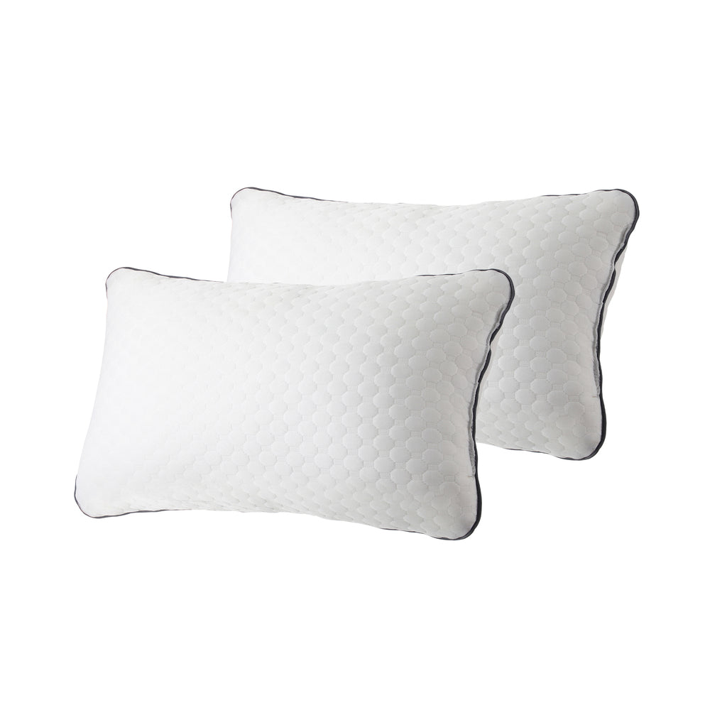 Bedra Double Mattress Cool Gel Foam Pocket Spring 34CM with Pillows