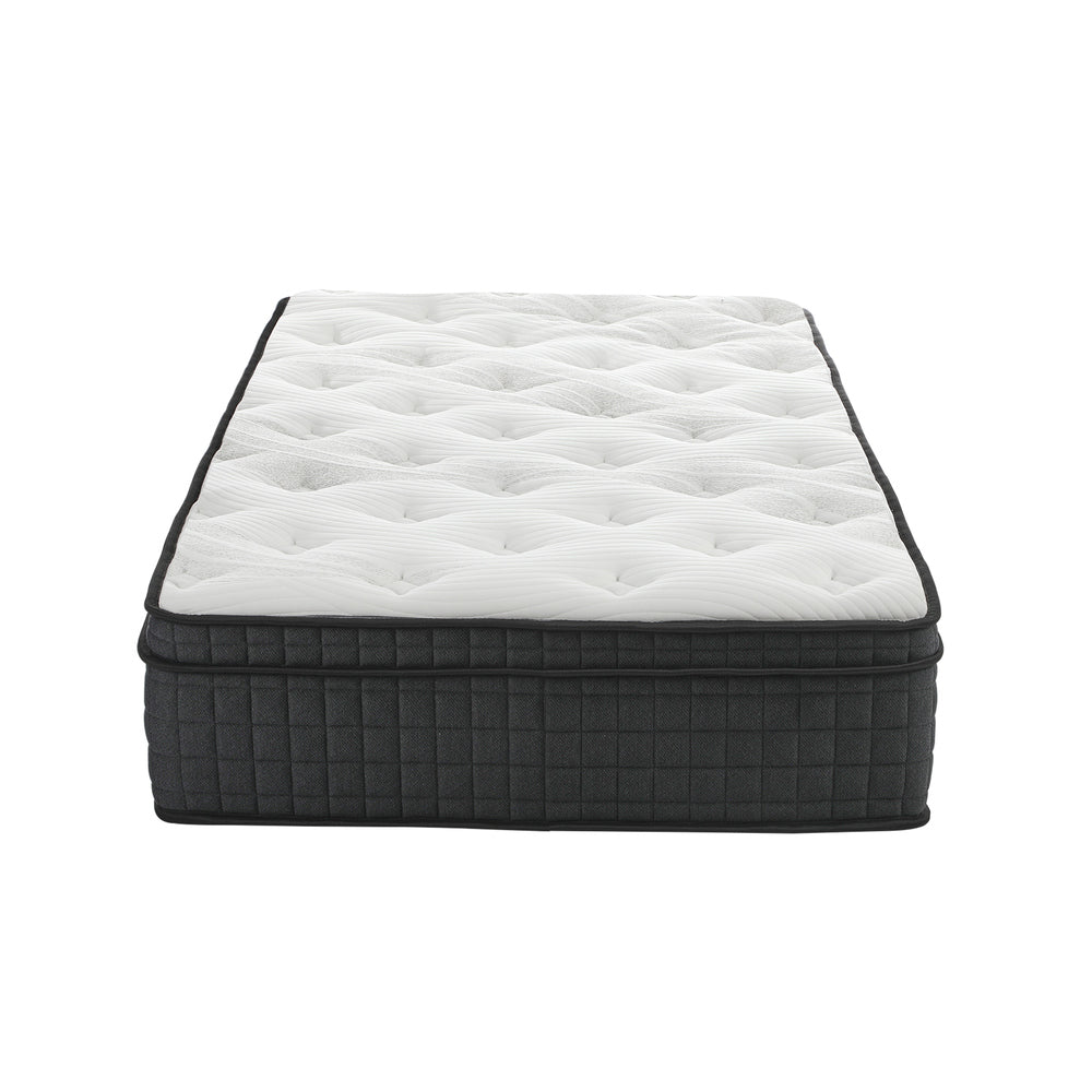 King Single Mattress Cool Gel Foam Pocket Spring 34CM with Pillow