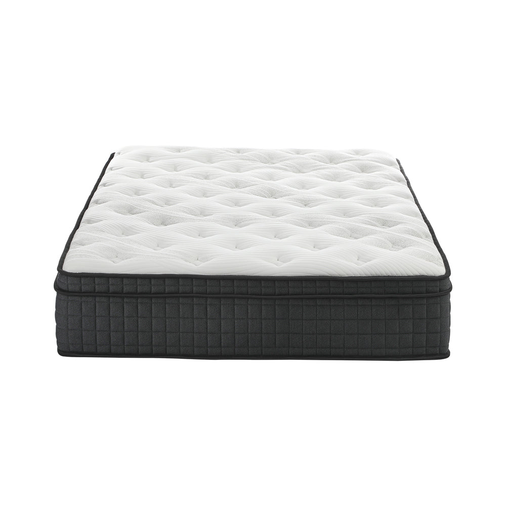 Bedra Queen Mattress Cool Gel Foam Pocket Spring 34CM with Pillows