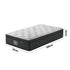 Bedra Single Mattress Cool Gel Foam Pocket Spring 34CM with Pillow