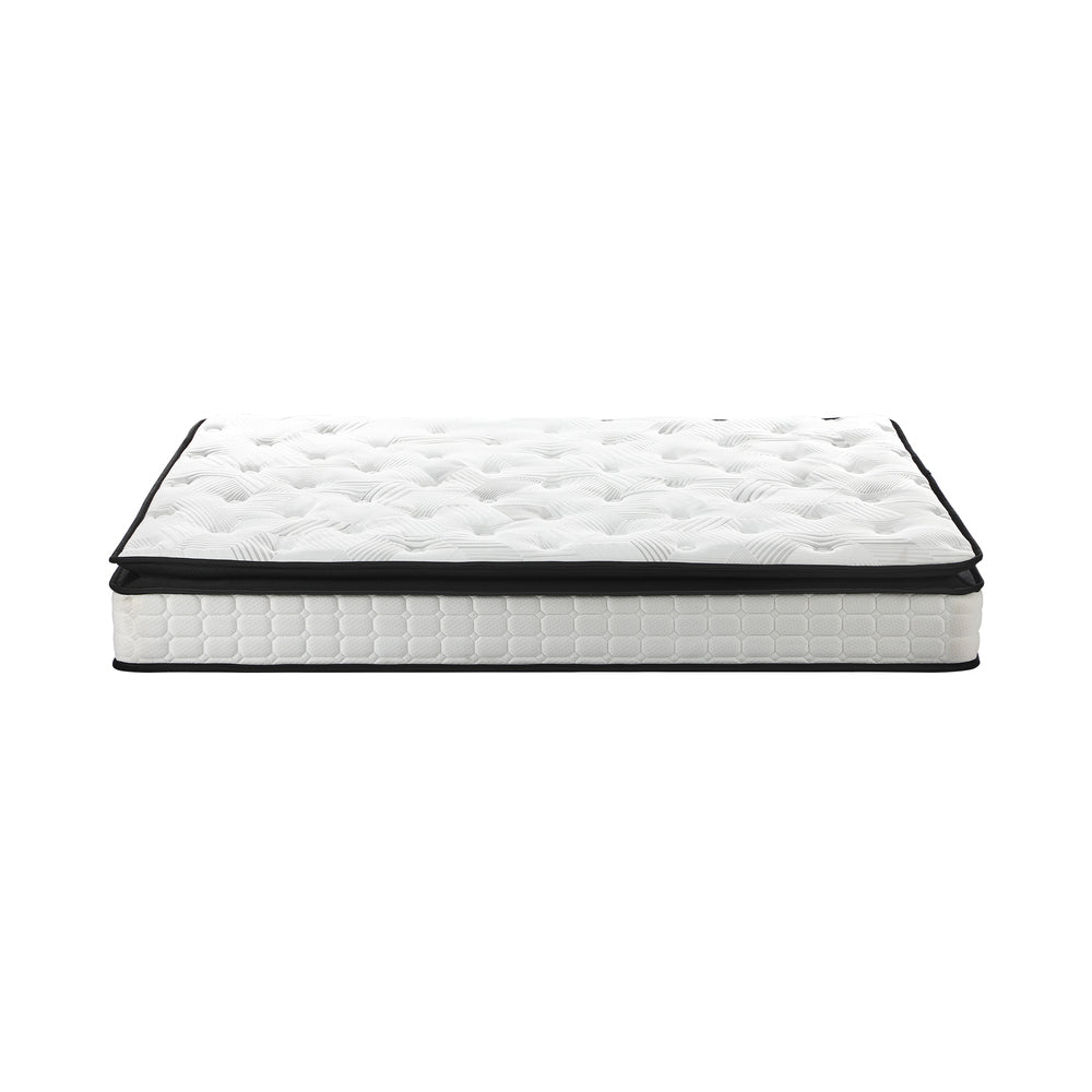 Queen Mattress 22CM Cool Gel Foam Bonnell Spring with Pillows