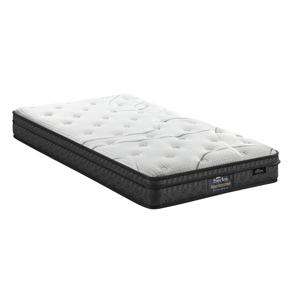 King Single Mattress Bonnell Spring Tight Top 21CM
