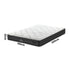 Bedra Queen Mattress Bonnell Spring Tight Top 21CM