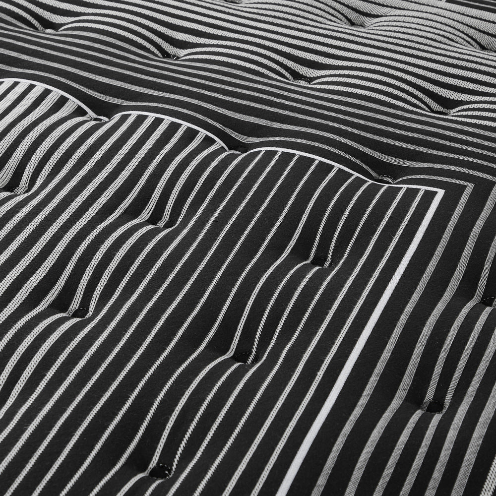 Queen Mattress 9 Zone Pocket Spring Foam Bamboo Euro Top 35cm