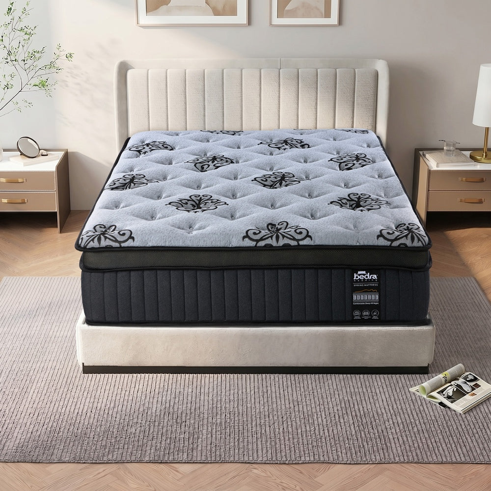 King Single Mattress Bamboo Pocket Spring Medium Firm 32cm
