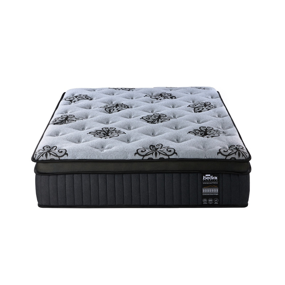 King Single Mattress Bamboo Pocket Spring Medium Firm 32cm