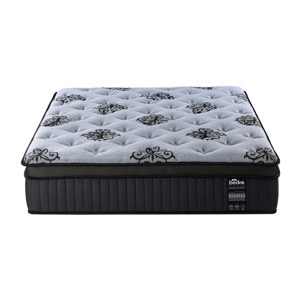 Queen Mattress Bamboo Pocket Spring Euro Top Medium Firm 32cm