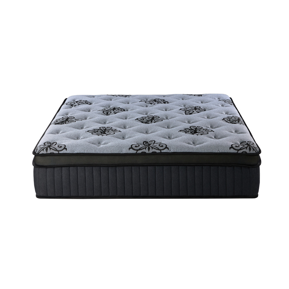 Queen Mattress Bamboo Pocket Spring Euro Top Medium Firm 32cm