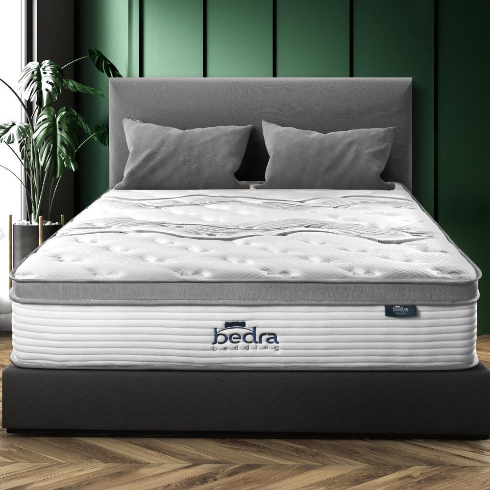 Double Mattress Euro Top Pocket Spring 34cm 7-Zone