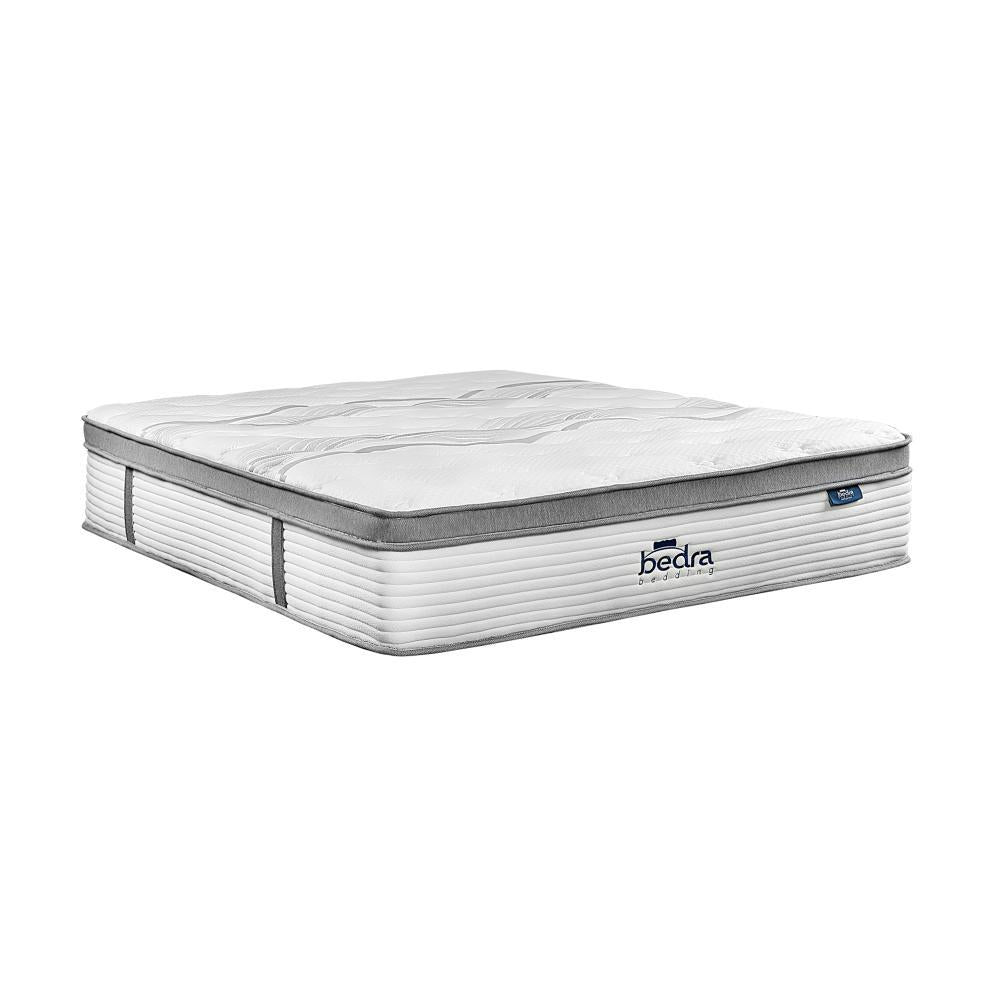 Queen Mattress Euro Top Pocket Spring 34cm 7-Zone