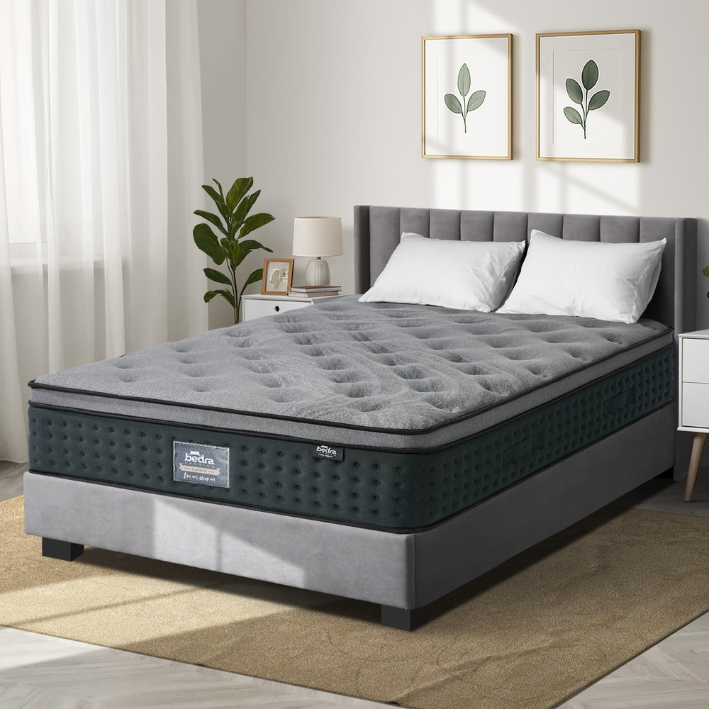 Bedra King Mattress Euro Top Spring Medium Firm 34cm
