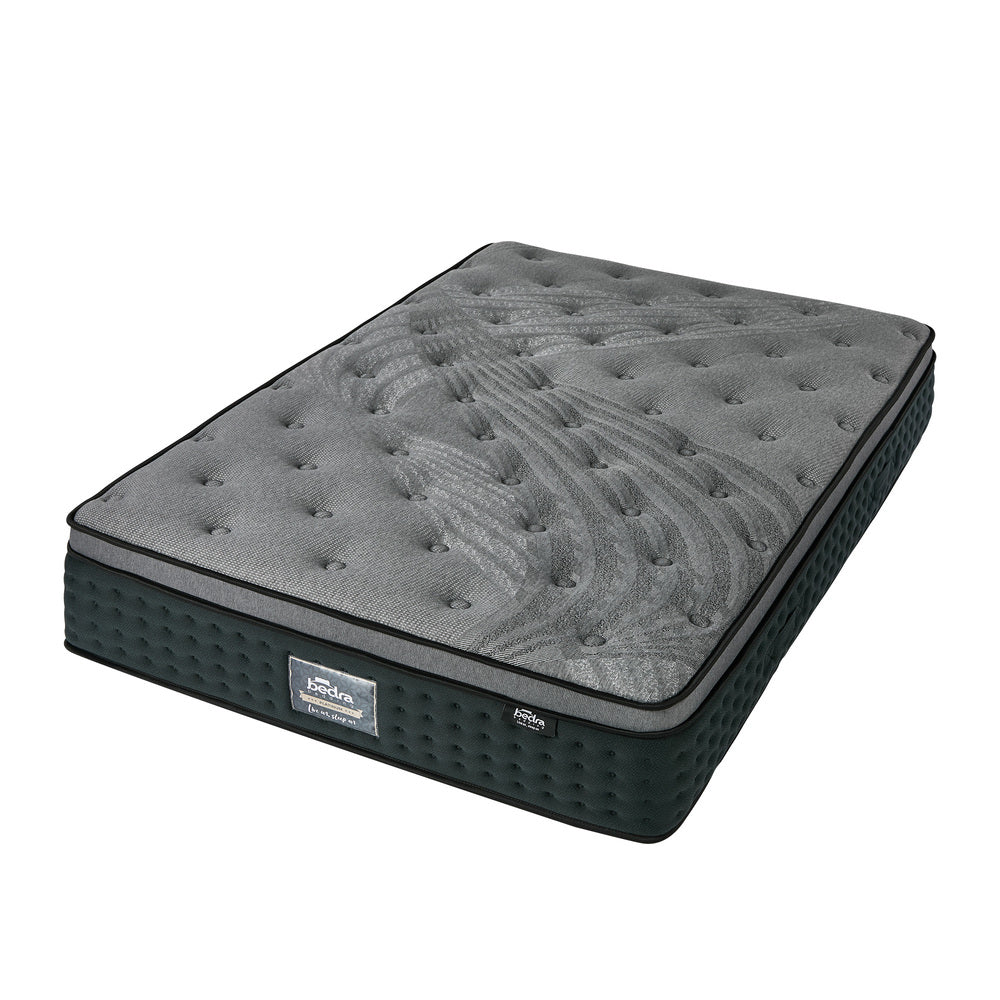 Bedra King Mattress Euro Top Spring Medium Firm 34cm