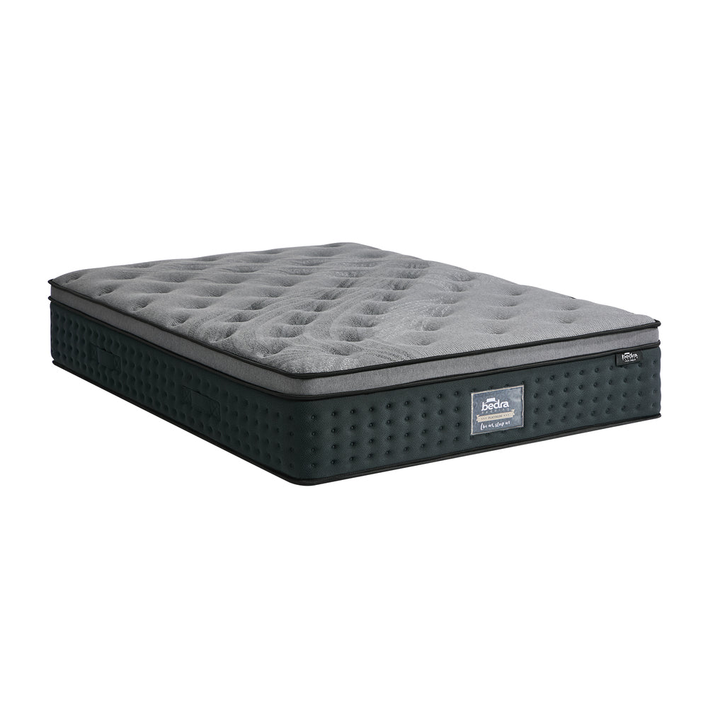 Bedra Queen Mattress Euro Top Spring Medium Firm 34cm