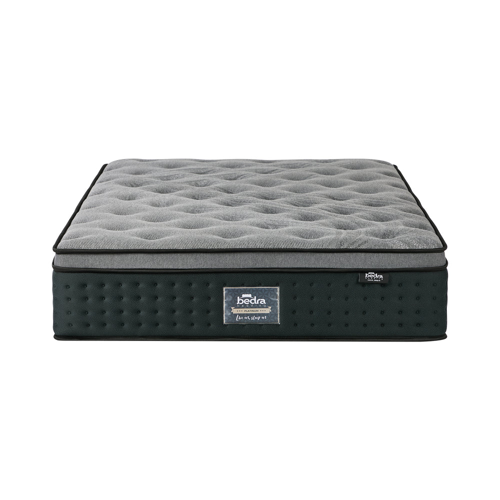 Bedra Queen Mattress Euro Top Spring Medium Firm 34cm