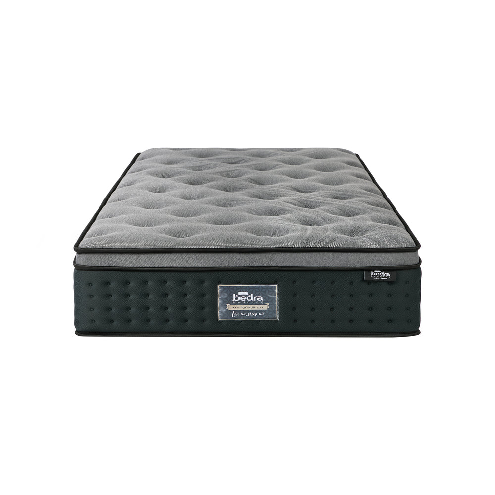 Bedra Single Mattress Euro Top Spring Medium Firm 34cm