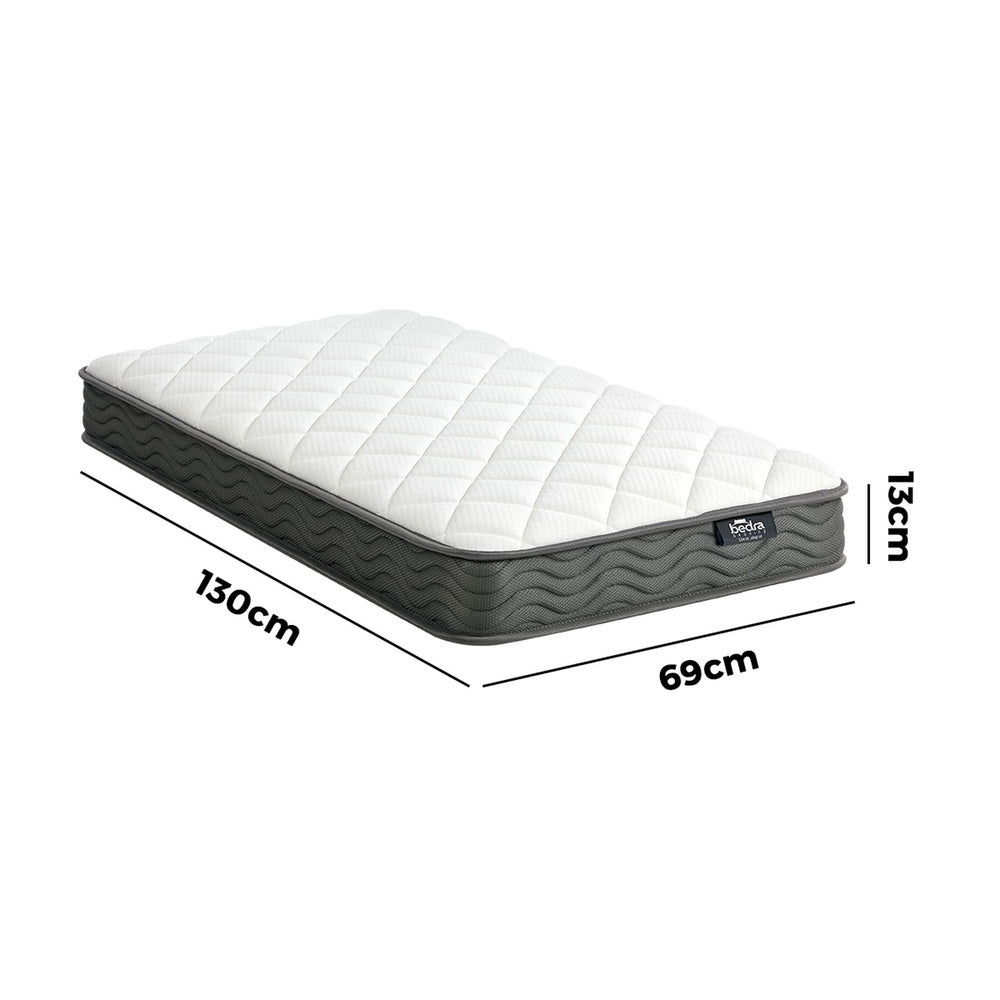 Bedra Baby Cot Mattress Bonnell Spring Foam Kids Bed Edge 13cm