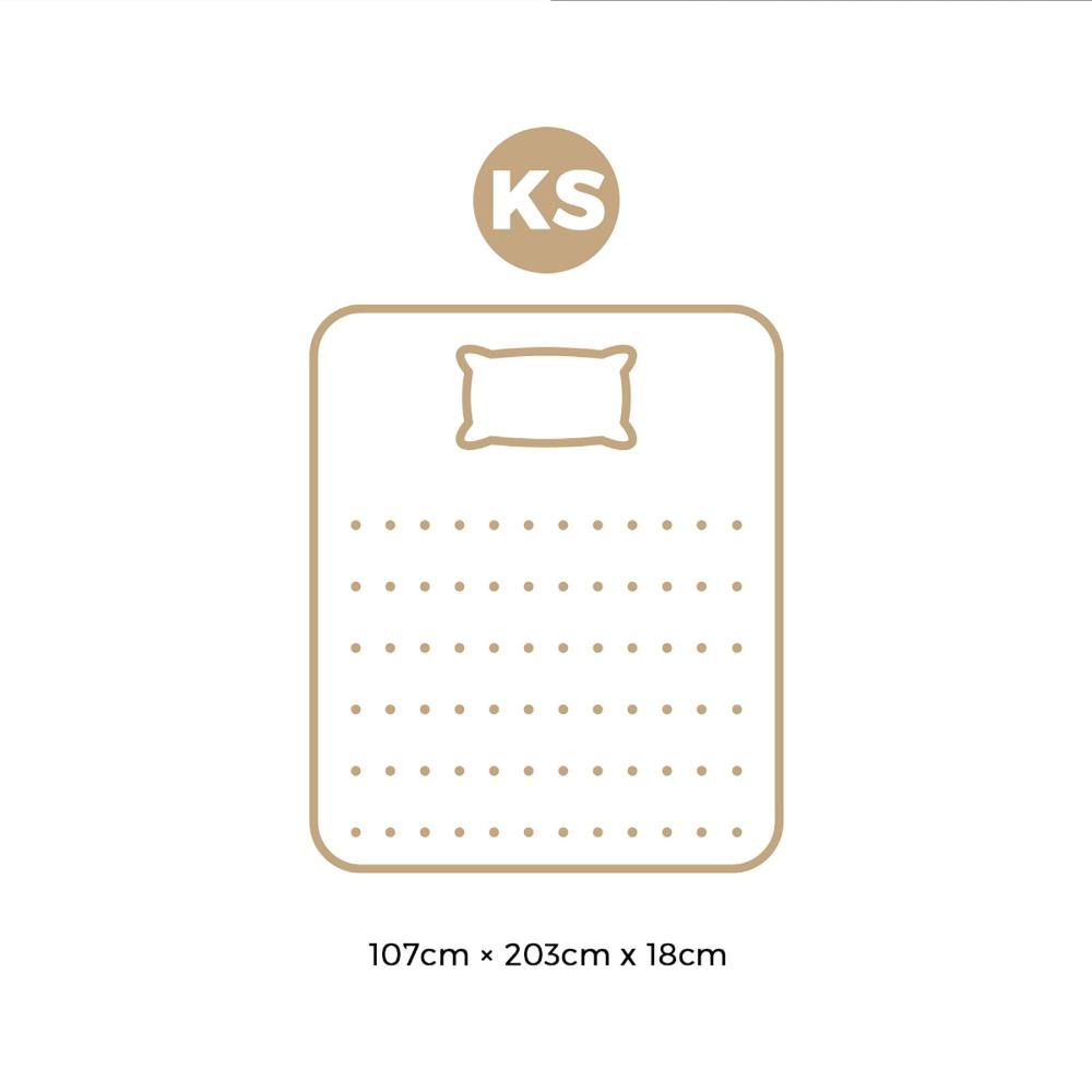 King Single Mattress Breathable Bonnell Spring 18cm