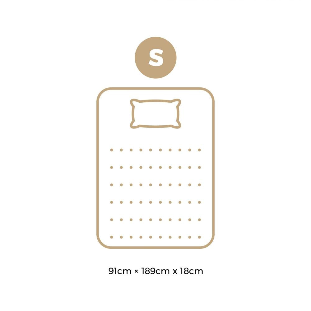 Single Mattress Breathable Bonnell Spring Foam 18cm