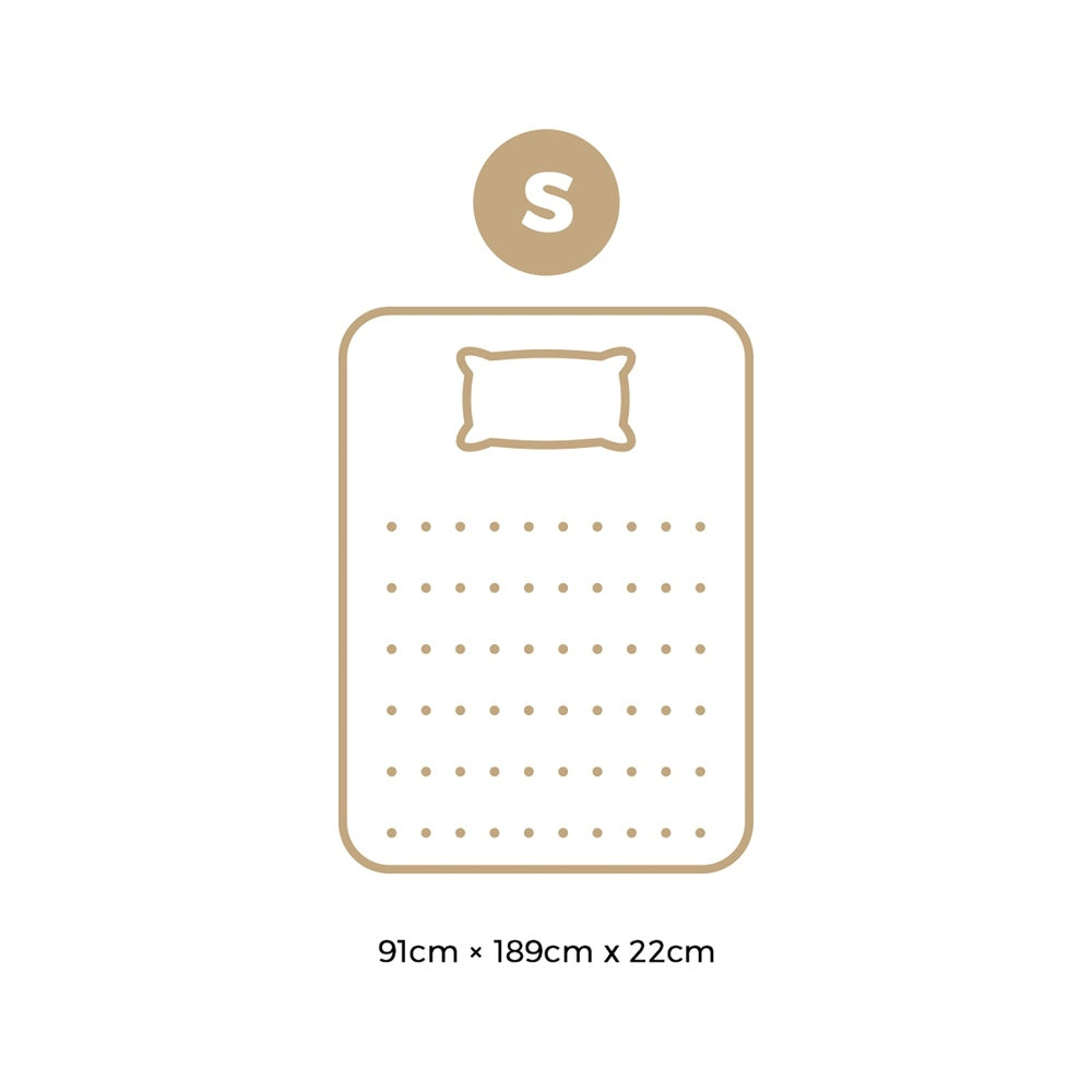 Single Mattress Breathable Luxury Bed Bonnell Spring Foam Medium 22cm