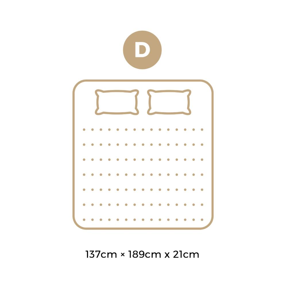 Double Mattress Breathable Bonnell Spring 21cm