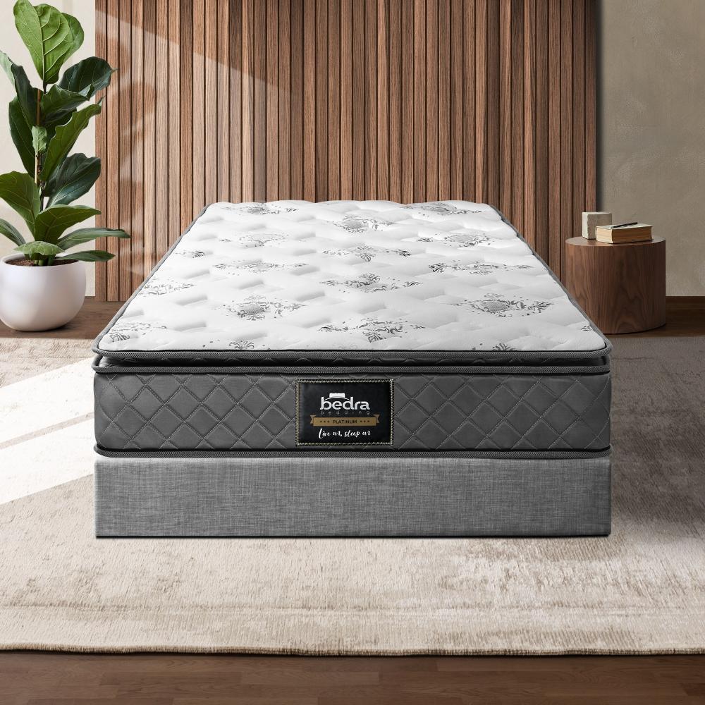 King Single Mattress Breathable Bonnell Spring Foam 21cm