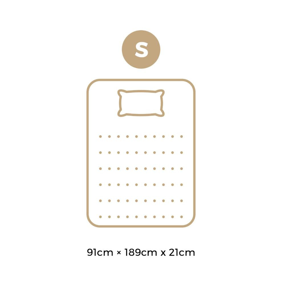 Single Mattress Breathable Bonnell Spring Foam 21cm