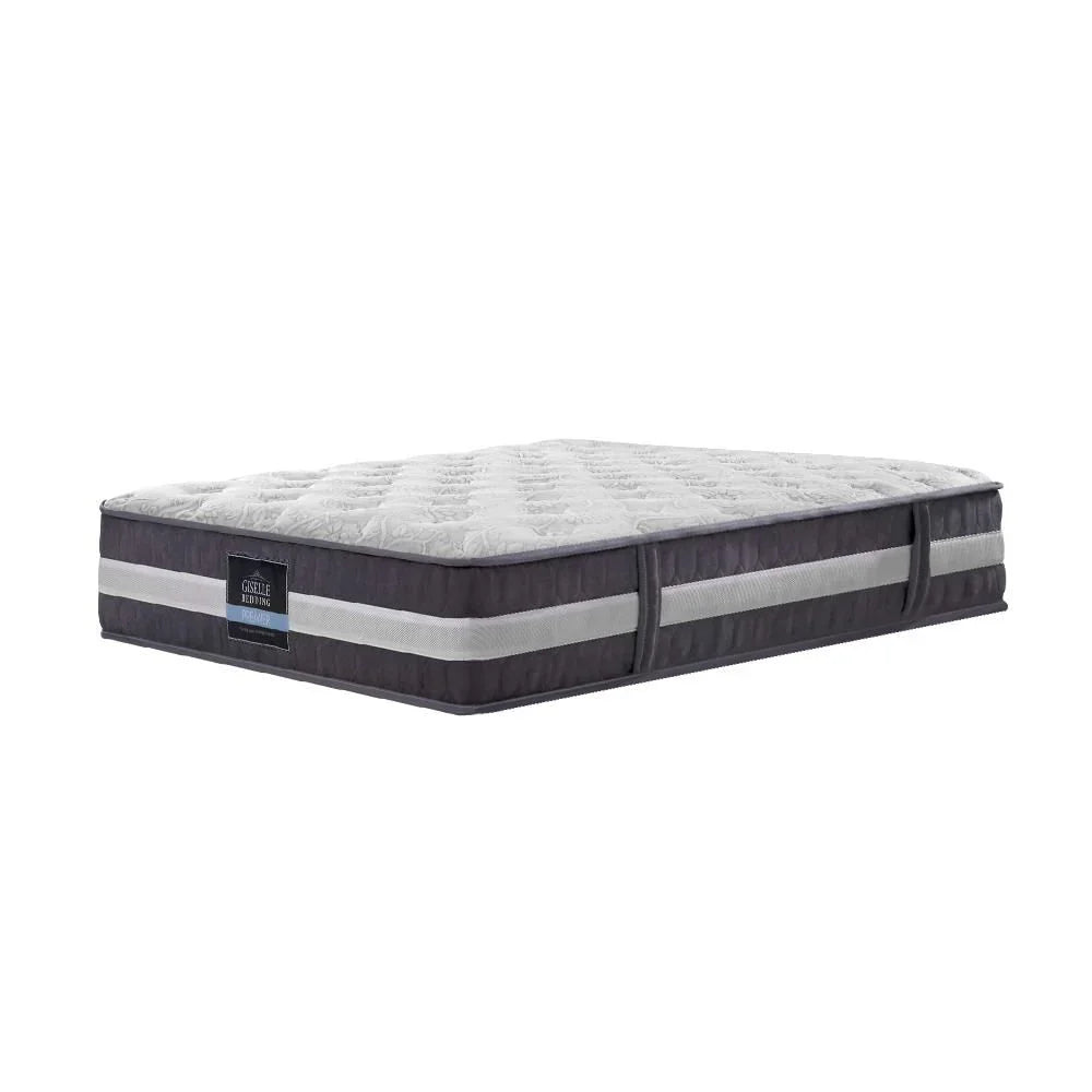 King Single 30cm Tight Top Mattress 7-Zone Pocket Spring Medium Firm