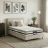 Single Pillow Top Mattress 21cm Medium Firm Bonnell Spring Bed