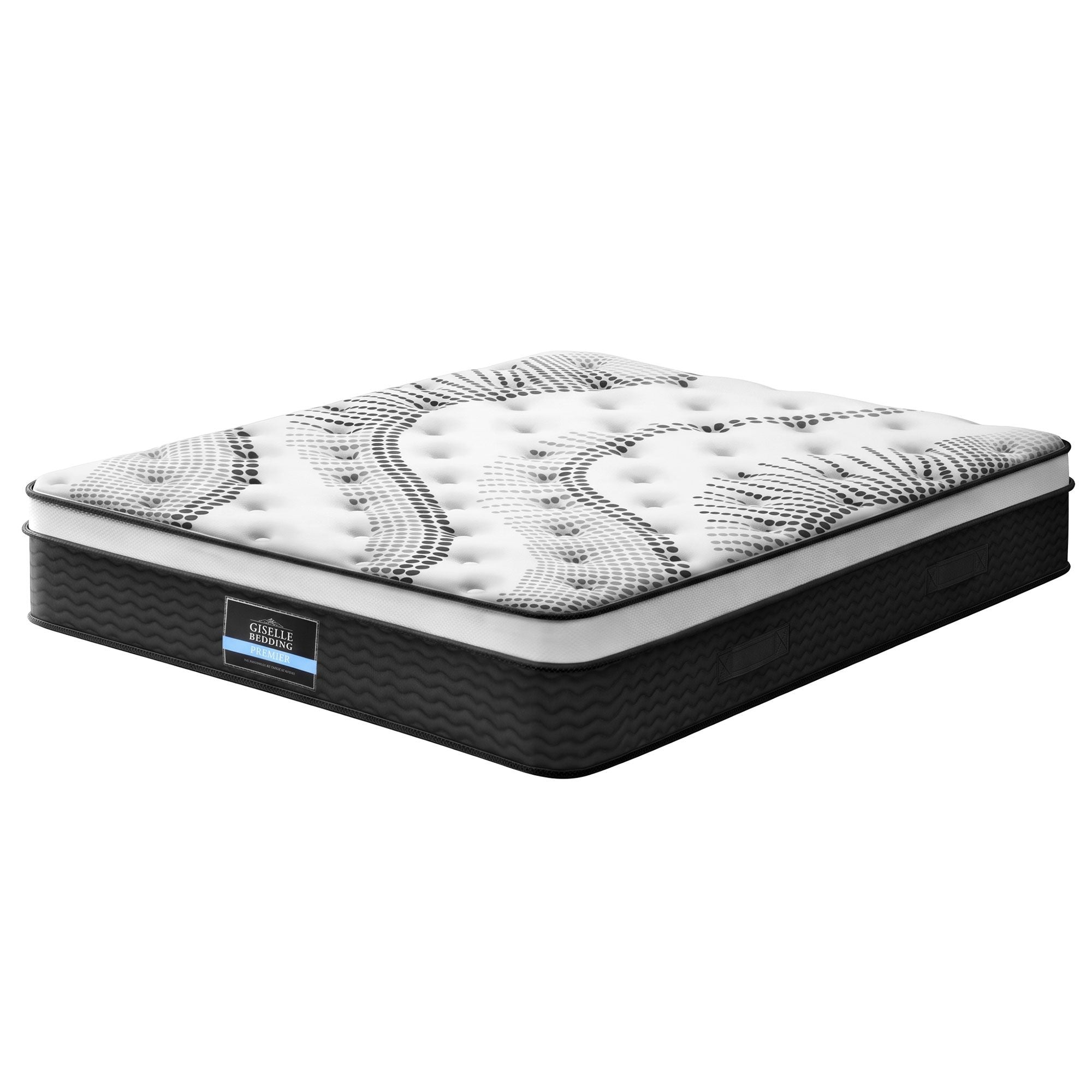 Double Euro Top Mattress 32cm Pocket Spring Medium Firm 5 Zone