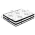Double Euro Top Mattress 34cm Pocket Spring 5 Zone Medium Firm