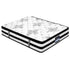 Queen Euro Top Mattress 34cm Pocket Spring 5 Zone Medium Firm