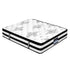 34cm Super King Mattress Euro Top 5 Zone Pocket Spring Medium Firm