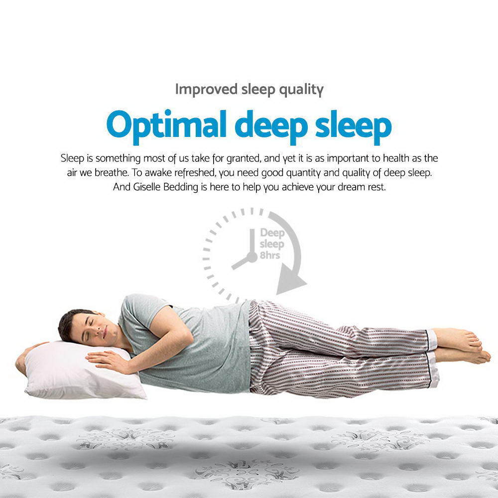Donegal Euro Top Mattress Single 34cm Medium Firm Pocket Spring