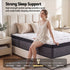 Marc Series Euro Top Mattress King 9-Zone Pocket Spring 34cm Medium Firm