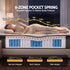 Marc Series Euro Top Mattress King 9-Zone Pocket Spring 34cm Medium Firm