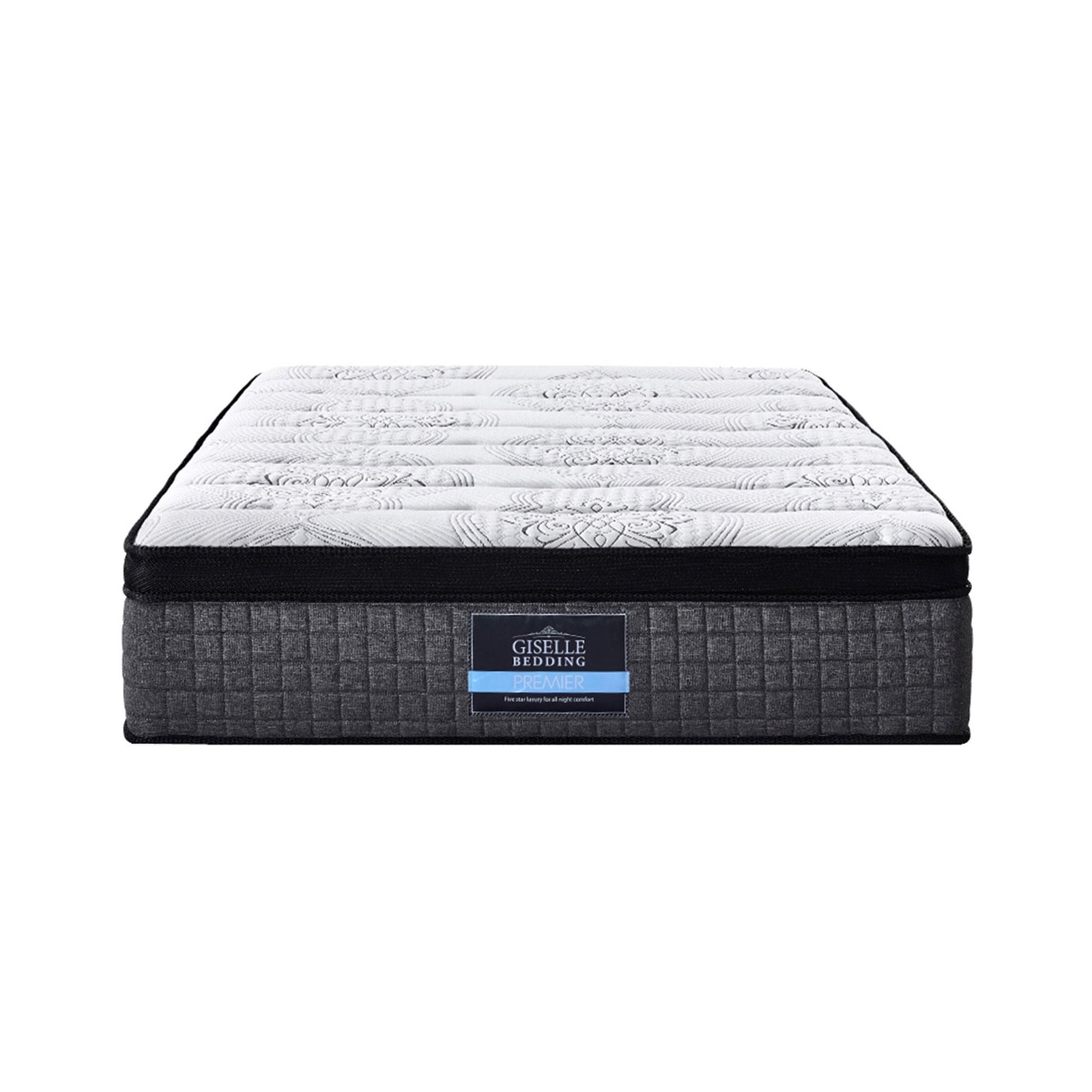 Marc Series Euro Top Mattress King 9-Zone Pocket Spring 34cm Medium Firm