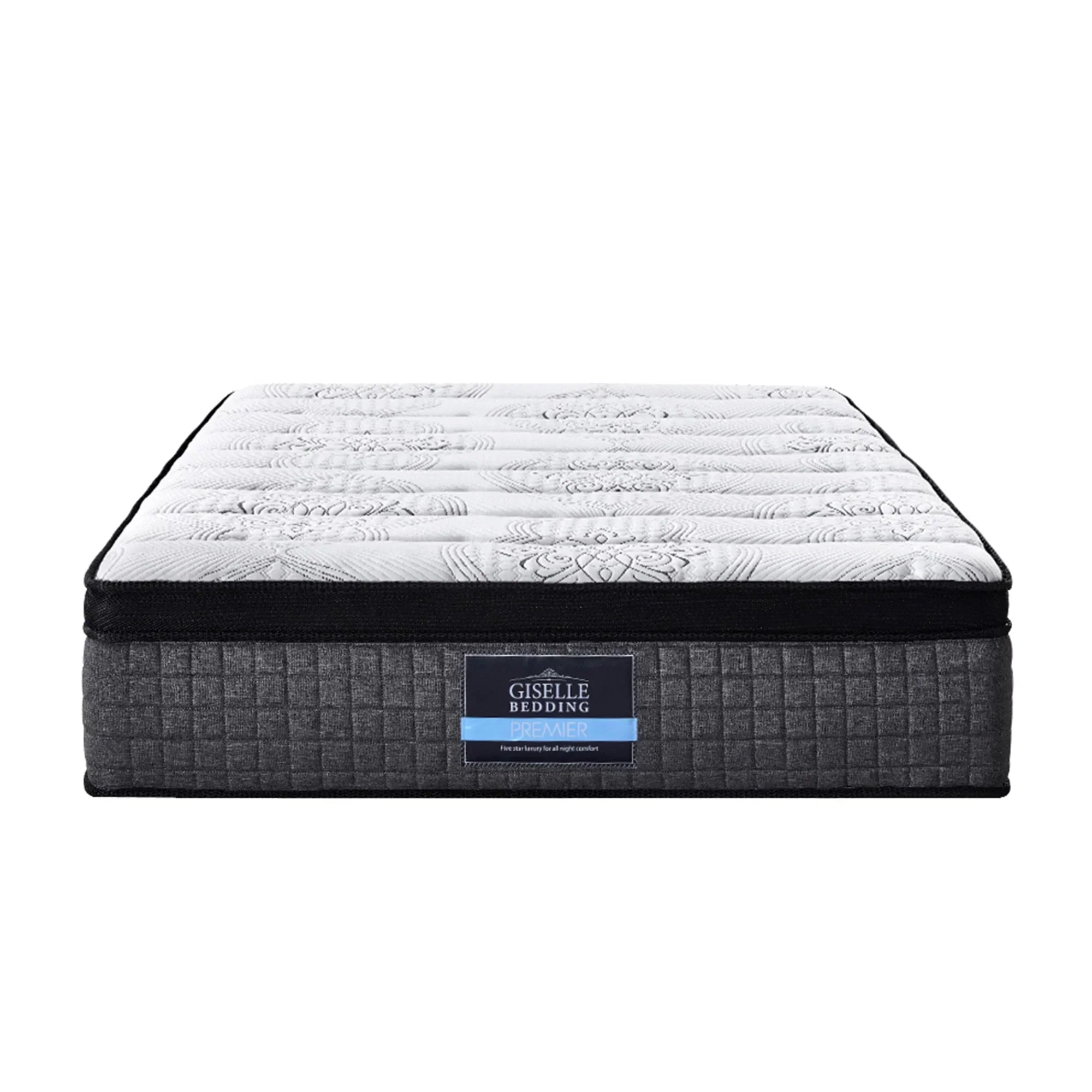 Marc Series Euro Top Mattress King 9-Zone Pocket Spring 34cm Medium Firm
