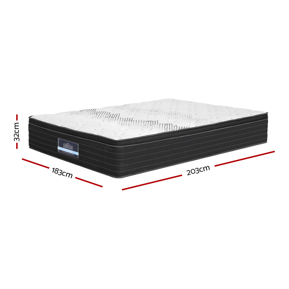Adara King Mattress 32cm Extra Firm 5 Zone Pocket Spring Mattress