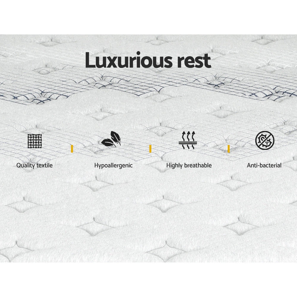 Adara King Mattress 32cm Extra Firm 5 Zone Pocket Spring Mattress