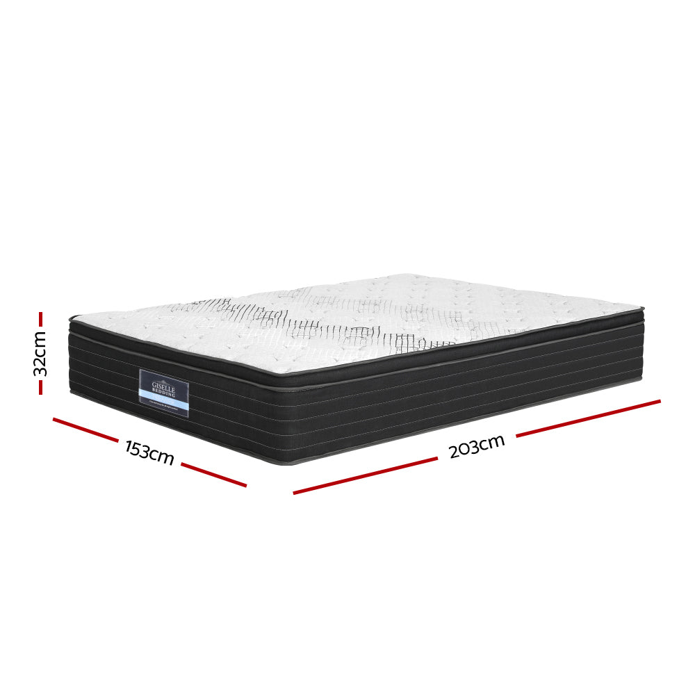 Giselle Bedding 32cm Mattress Extra Firm Queen