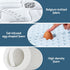 Double Mattress 35cm Bed in a Box Pocket Spring Gel Memory Foam