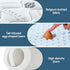 Double Mattress 35cm Bed in a Box Pocket Spring Gel Memory Foam