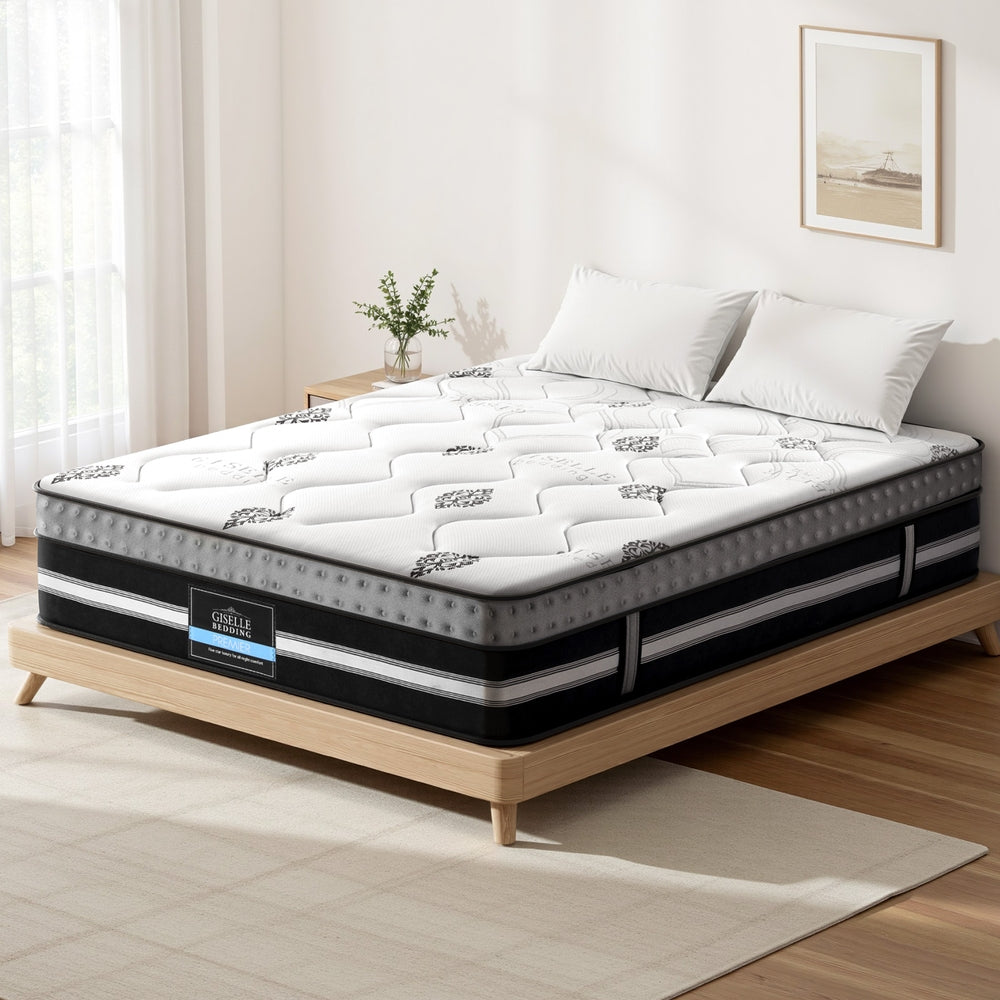King Mattress 35cm Bed in a Box Pocket Spring Gel Memory Foam