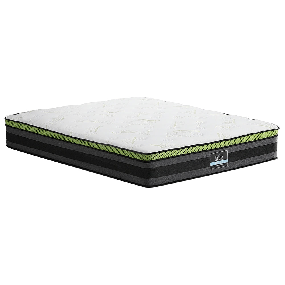Double Mattress 30cm Cool Gel Memory Foam Pocket Spring Medium Firm