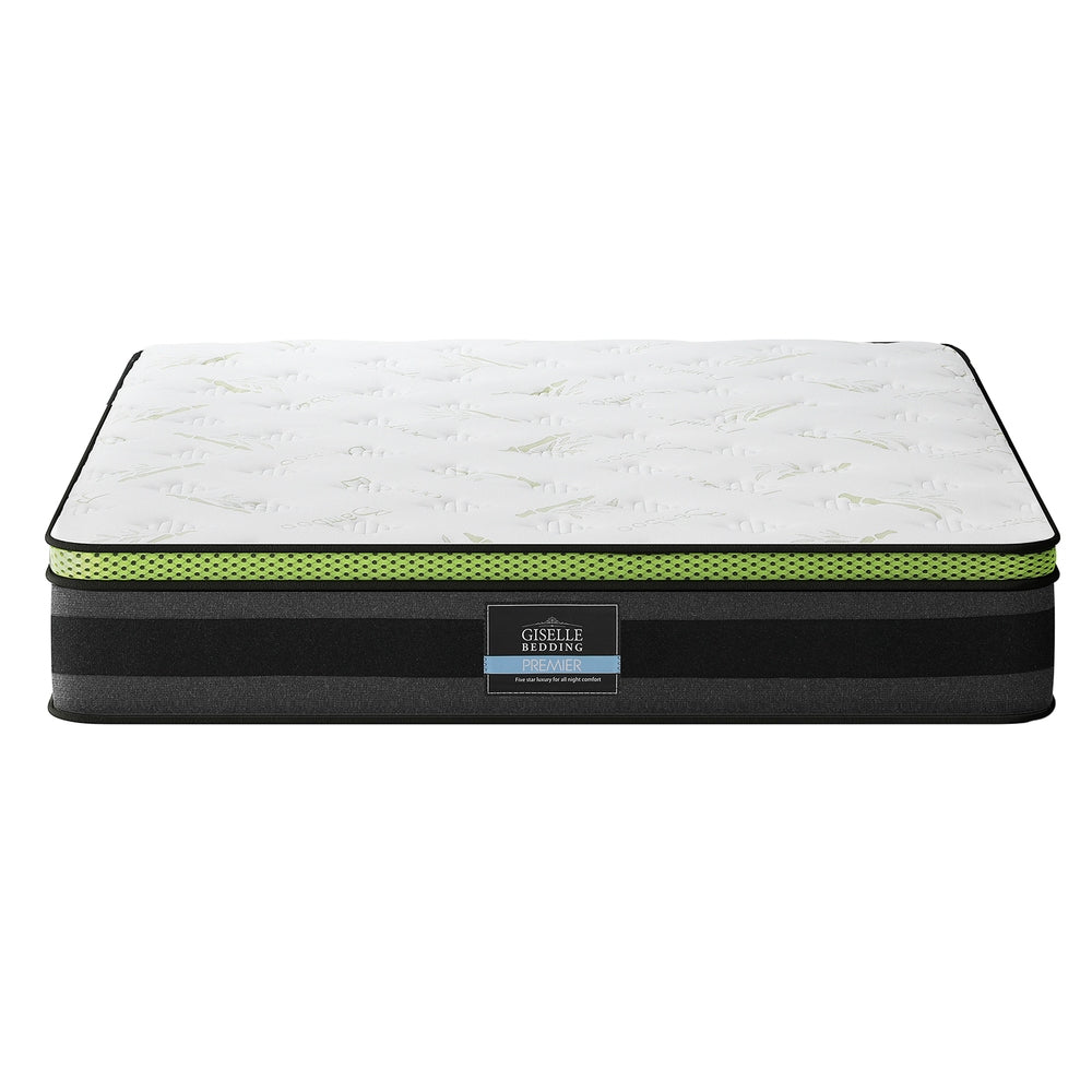 King Mattress 30cm Cool Gel Memory Foam Pocket Spring Medium Firm