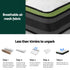 King Single Mattress 30cm Cool Gel Memory Foam Pocket Spring Medium Firm