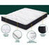 Glay Series Bonnell Spring Mattress – Medium Firm Support & Quilted Top King